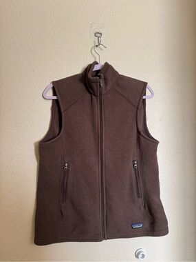 Vtg Patagonia synchilla fleece vest brown size xlarge plus size outdoor